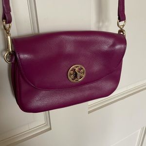 Tory Burch Robinson Purple Cross Body